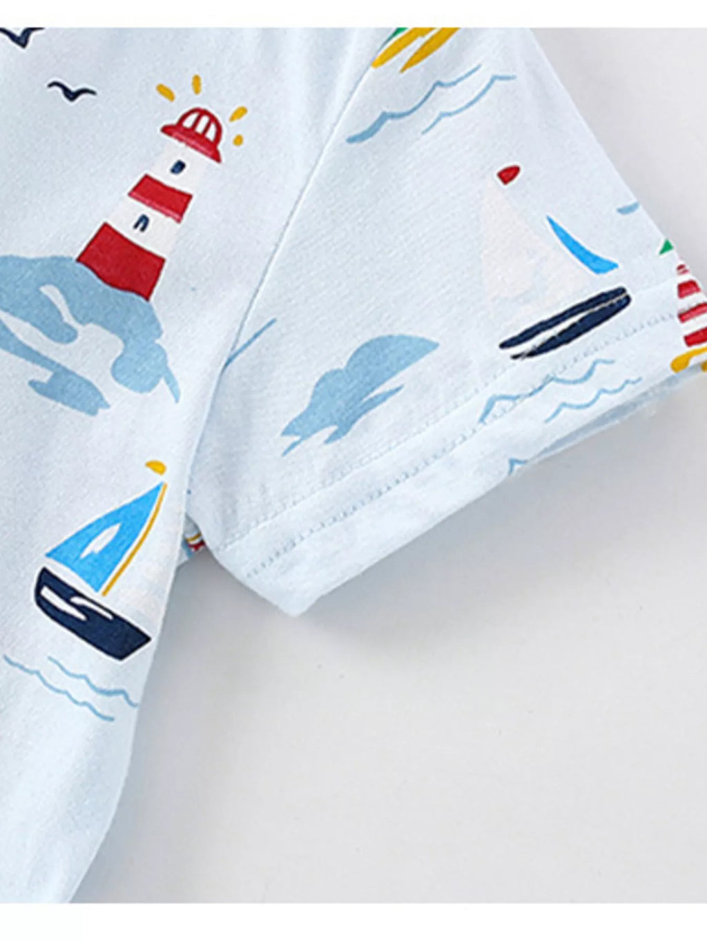 Children's Nautical Print T-Shirt and Shorts Set