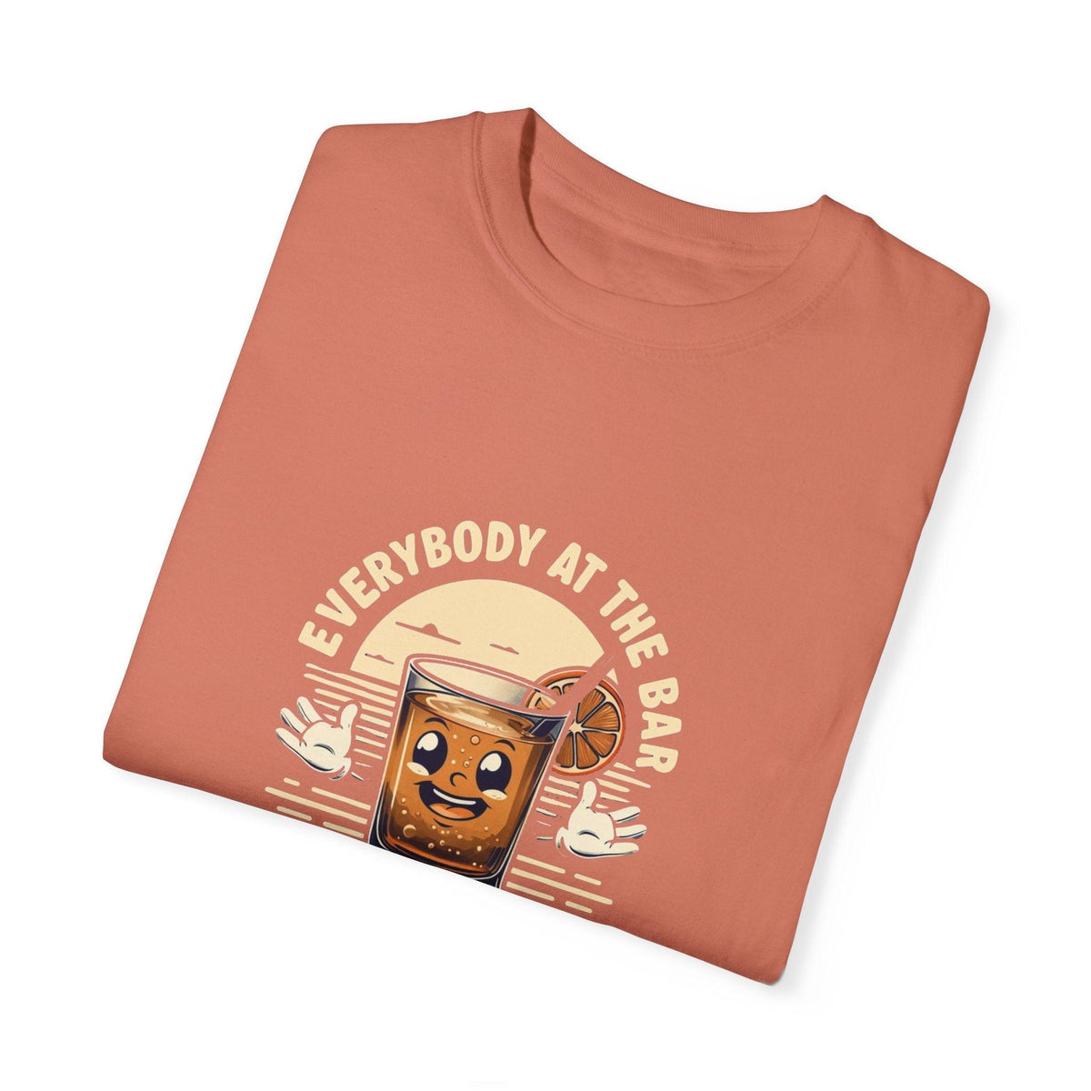 Everybody at the Bar Gettin Tipsy Unisex Garment-Dyed T-Shirt
