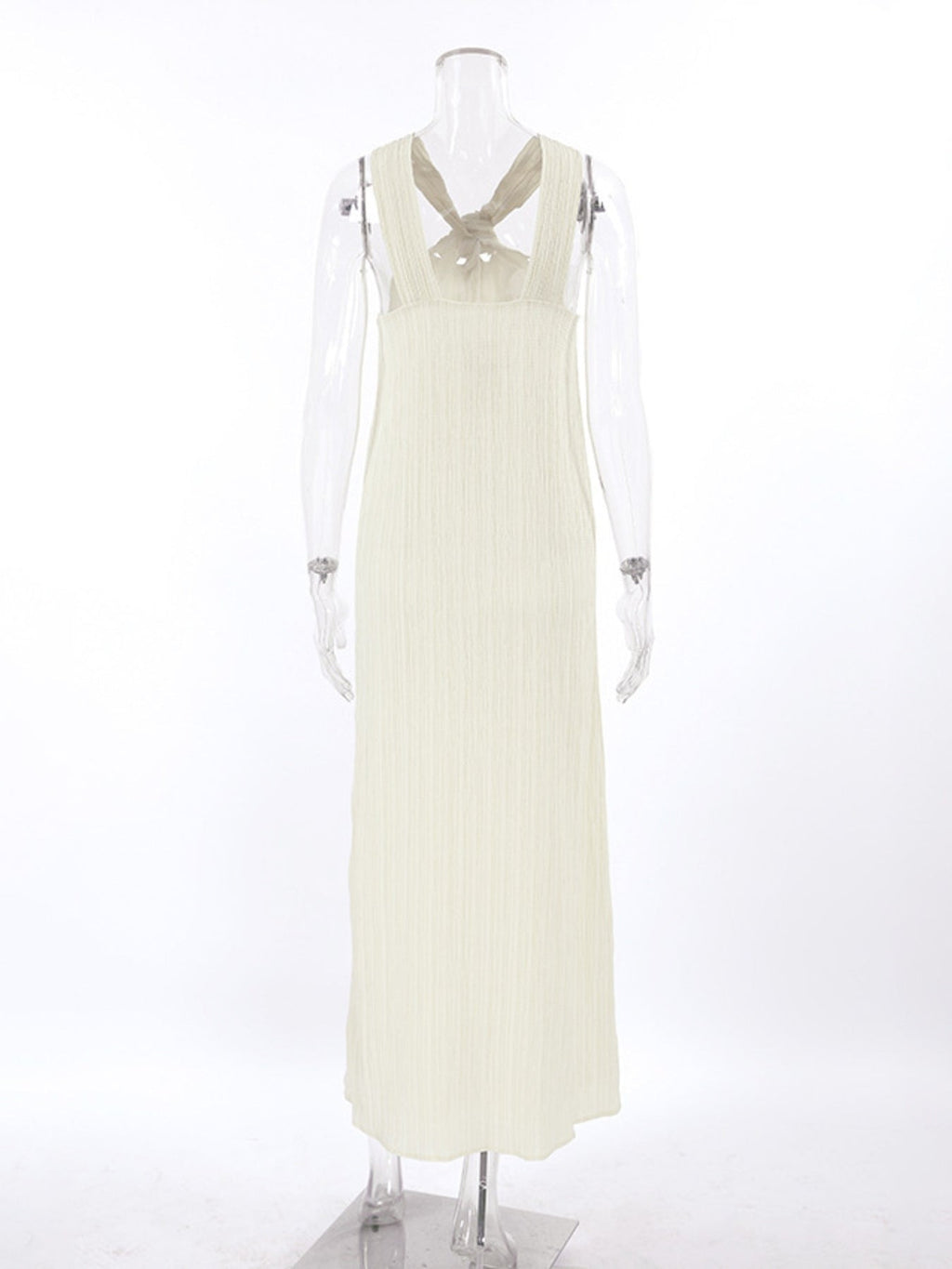 Halter Neck Flowy Maxi Dress