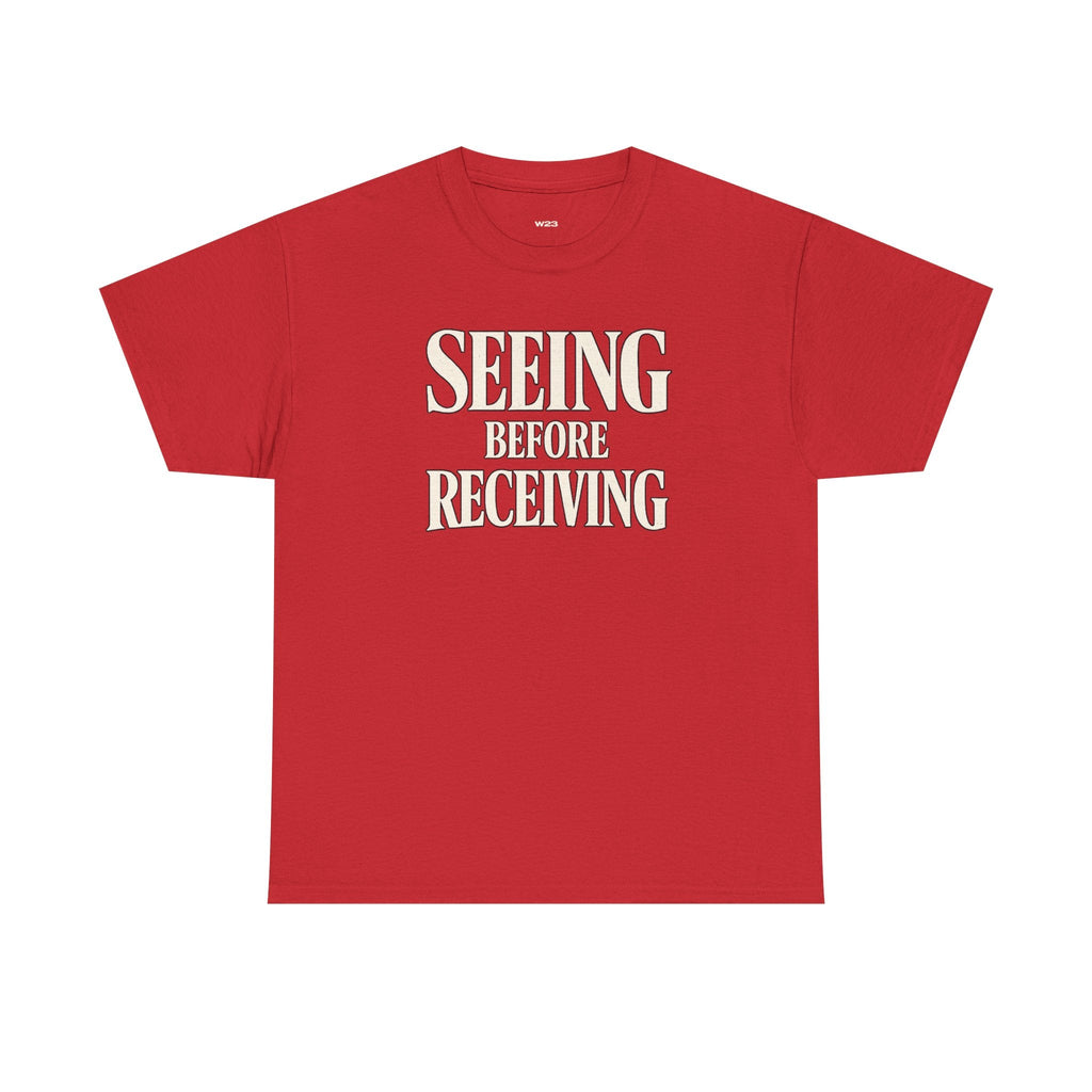 Seeing Before Receiving — Guinness World Records Commemorative Tee