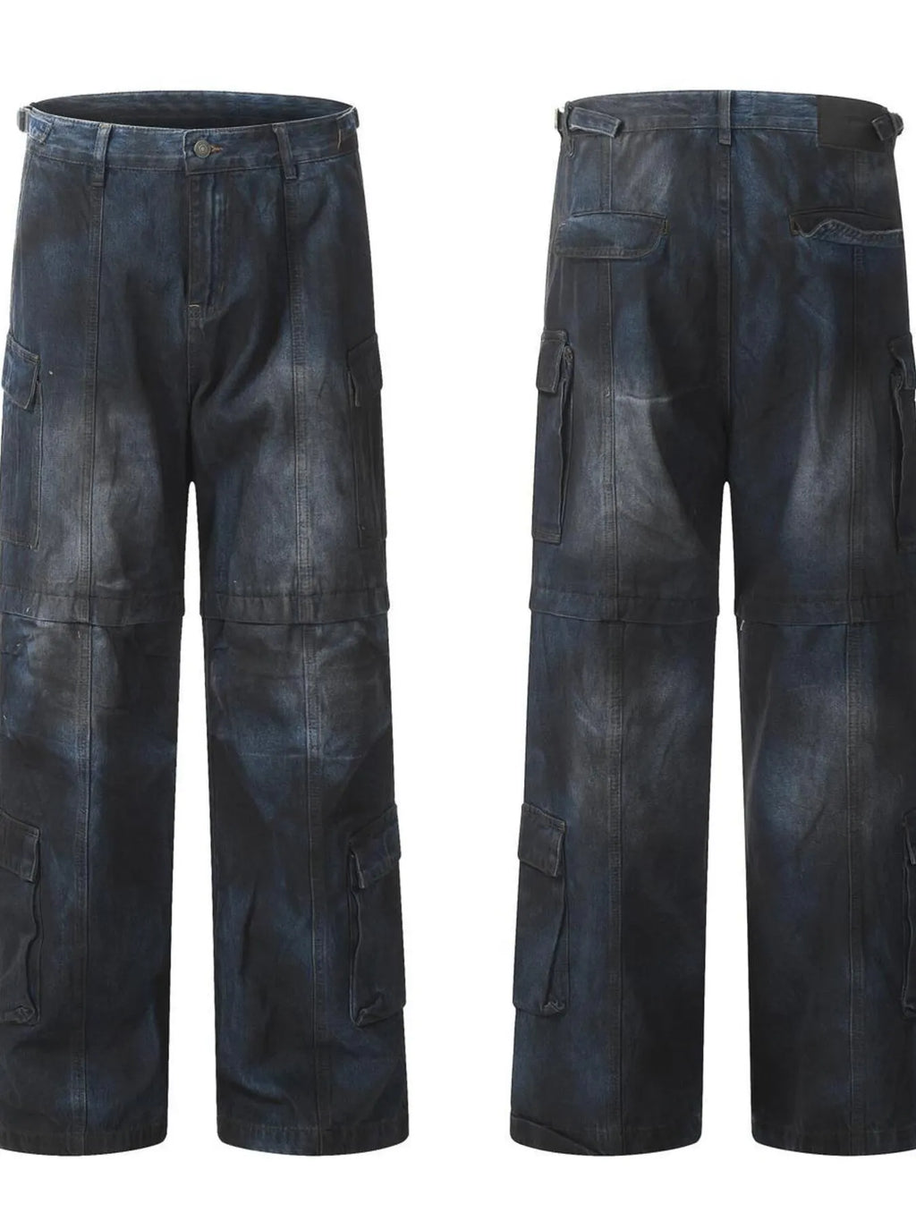 Men's Loose Fit Cargo Jeans