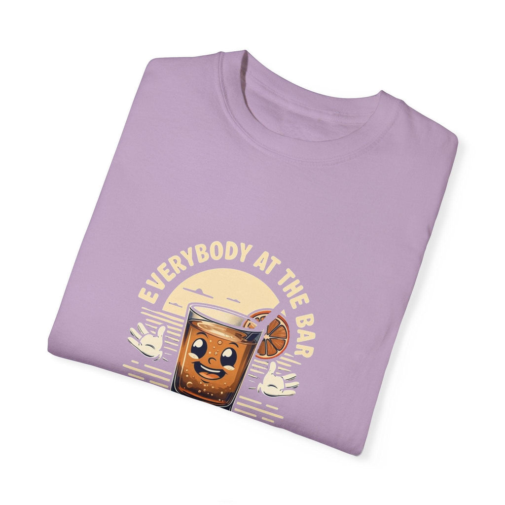 Everybody at the Bar Gettin Tipsy Unisex Garment-Dyed T-Shirt