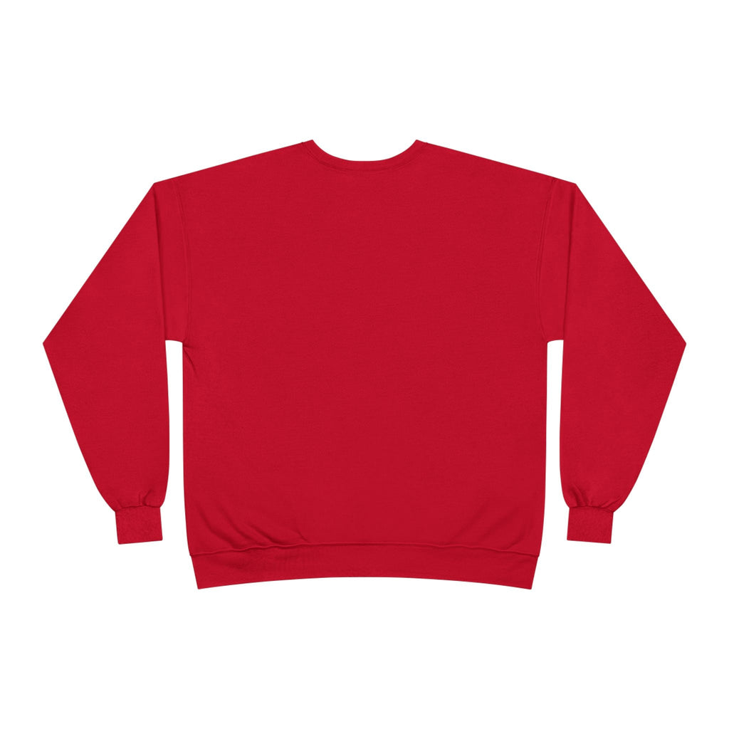 Jesus Crown Crewneck Sweatshirt — Gold Script Inspirational Pullover