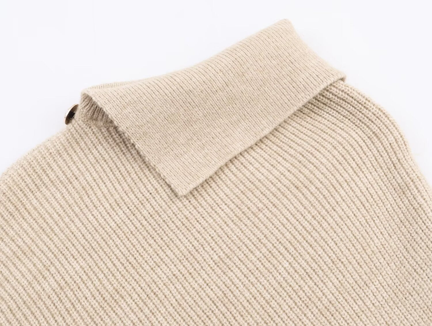 Irregular Asymmetric Turtleneck Long Sleeved Sweater Women Winter Furry Stitching Loose Sweater Top