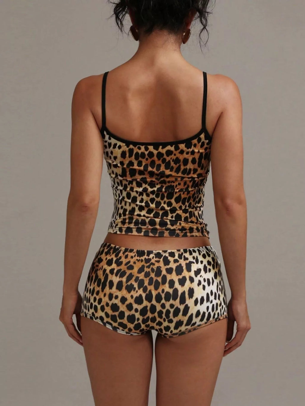 Leopard Print Cami ad Shorts Set