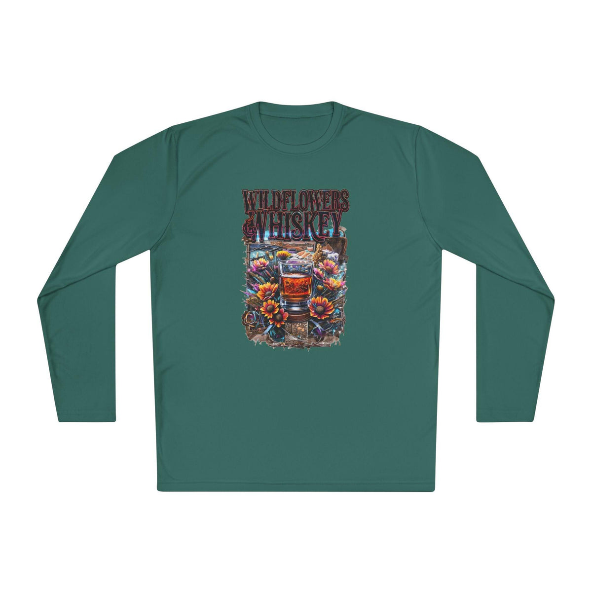 Wildflowers and Whiskey Lightweight Long Sleeve Tee