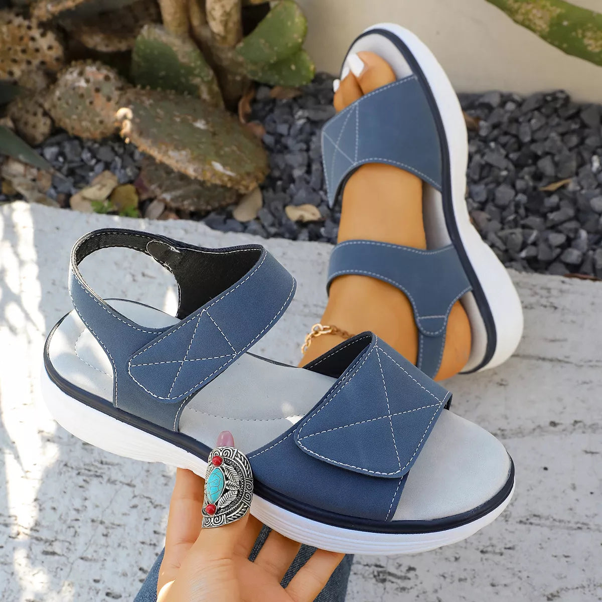 Open Toe Platform Sandals