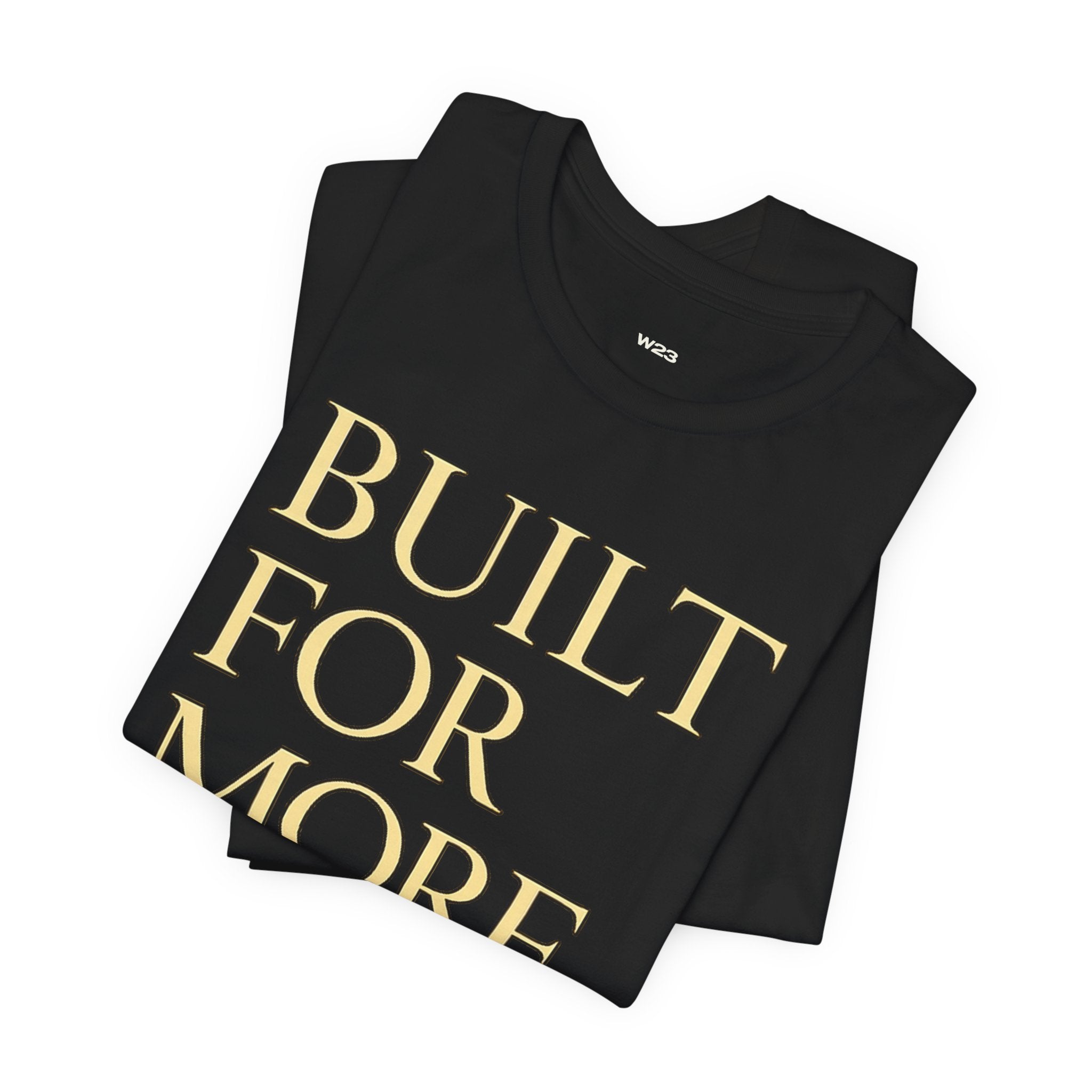 Built For More — Faith Identity Graphic Tee | Black