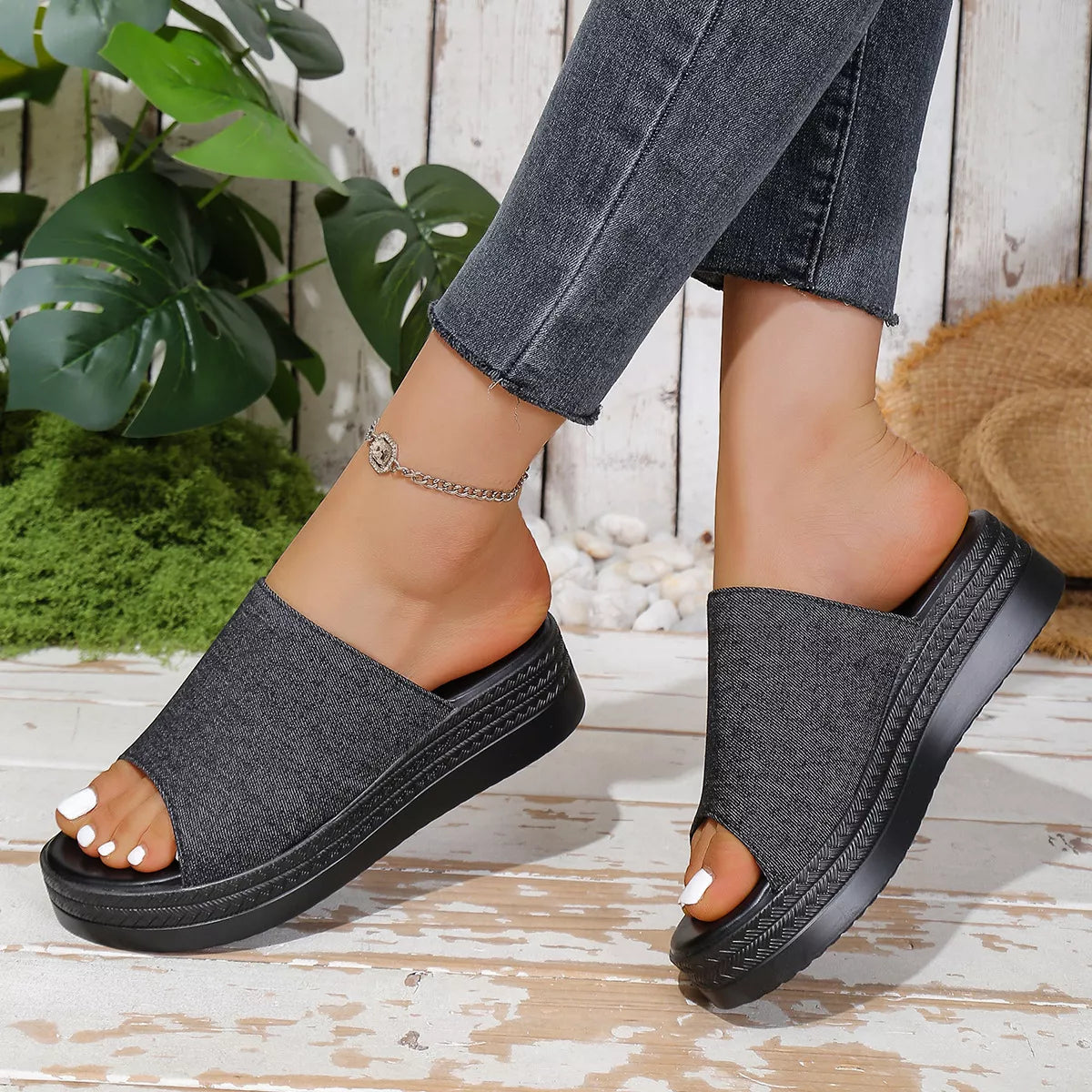 Open Toe Platform Sandals