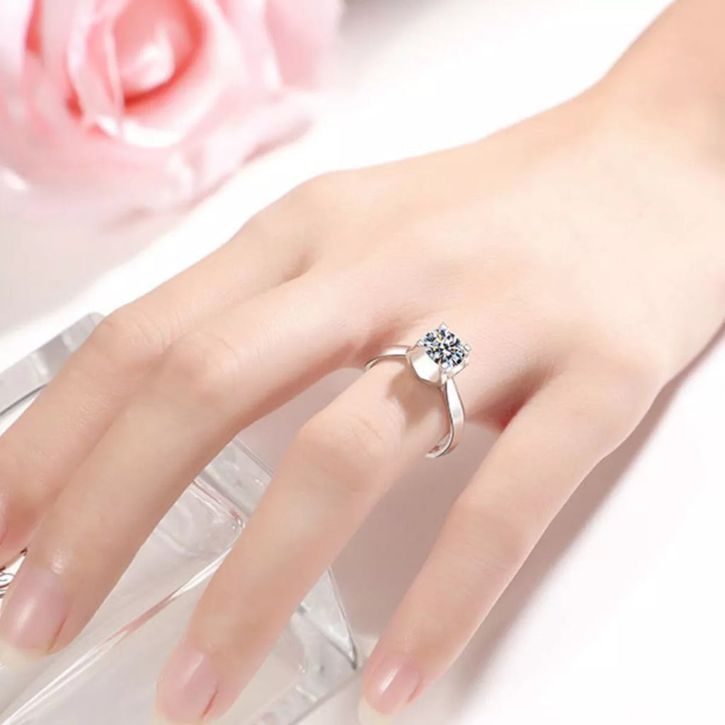 5 Carat Moissanite 925 Sterling Silver Ring