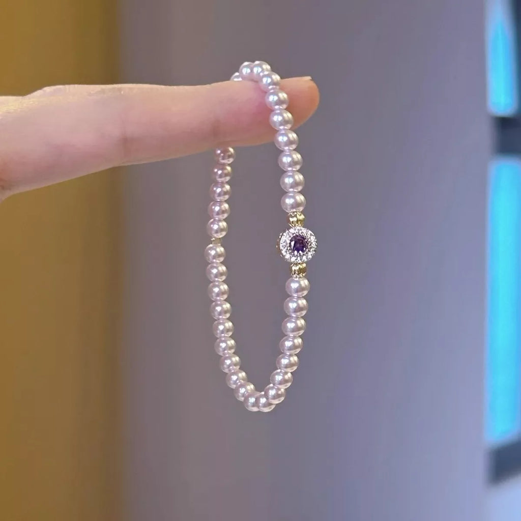 Alloy Pearl Bracelet