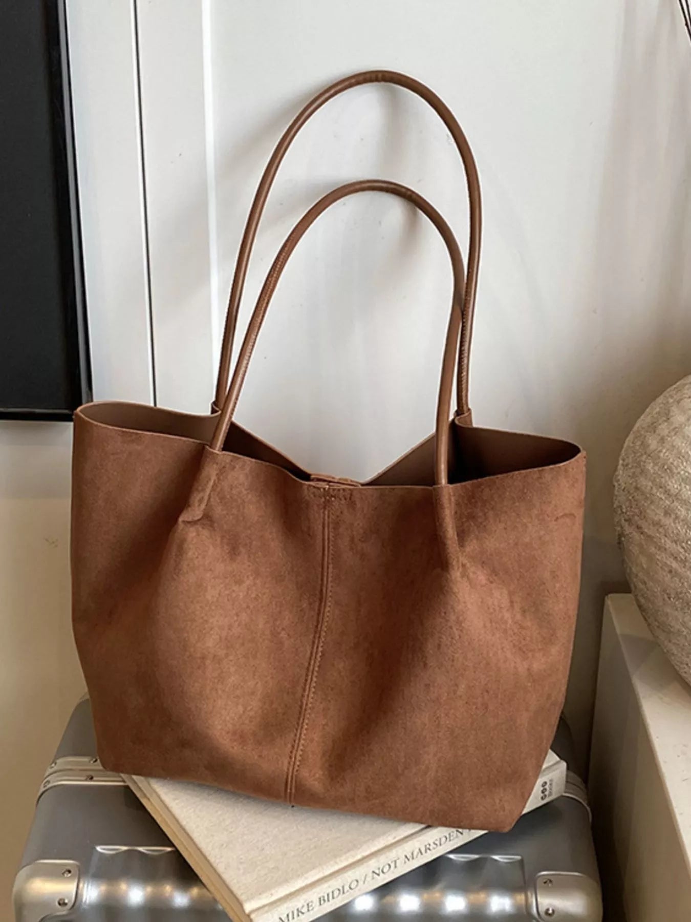 Solid Color Tote Bag