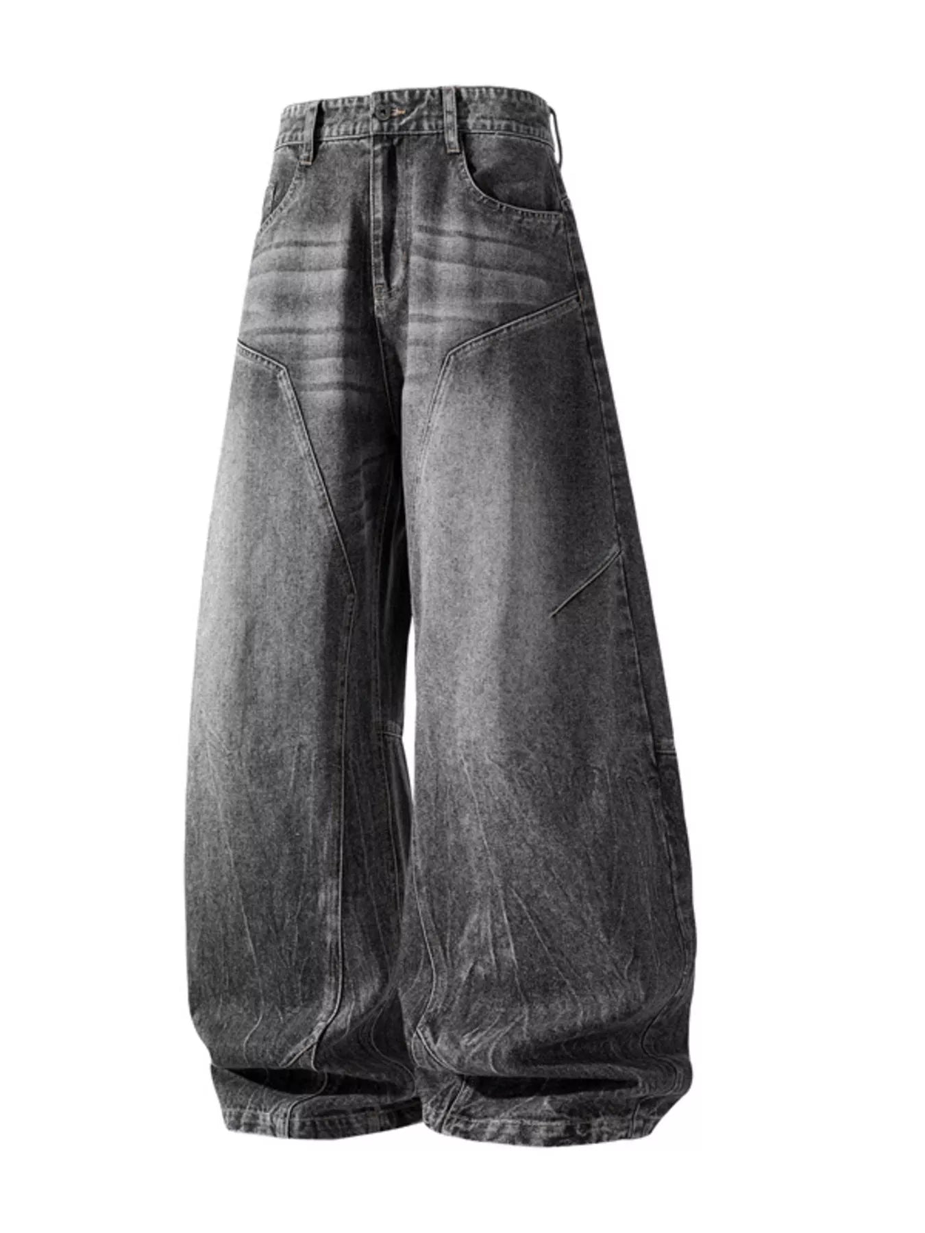 Men's Plus Size Wide Leg Jeans