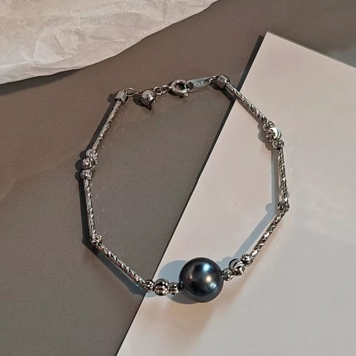 Pearl Accent Chain Bracelet