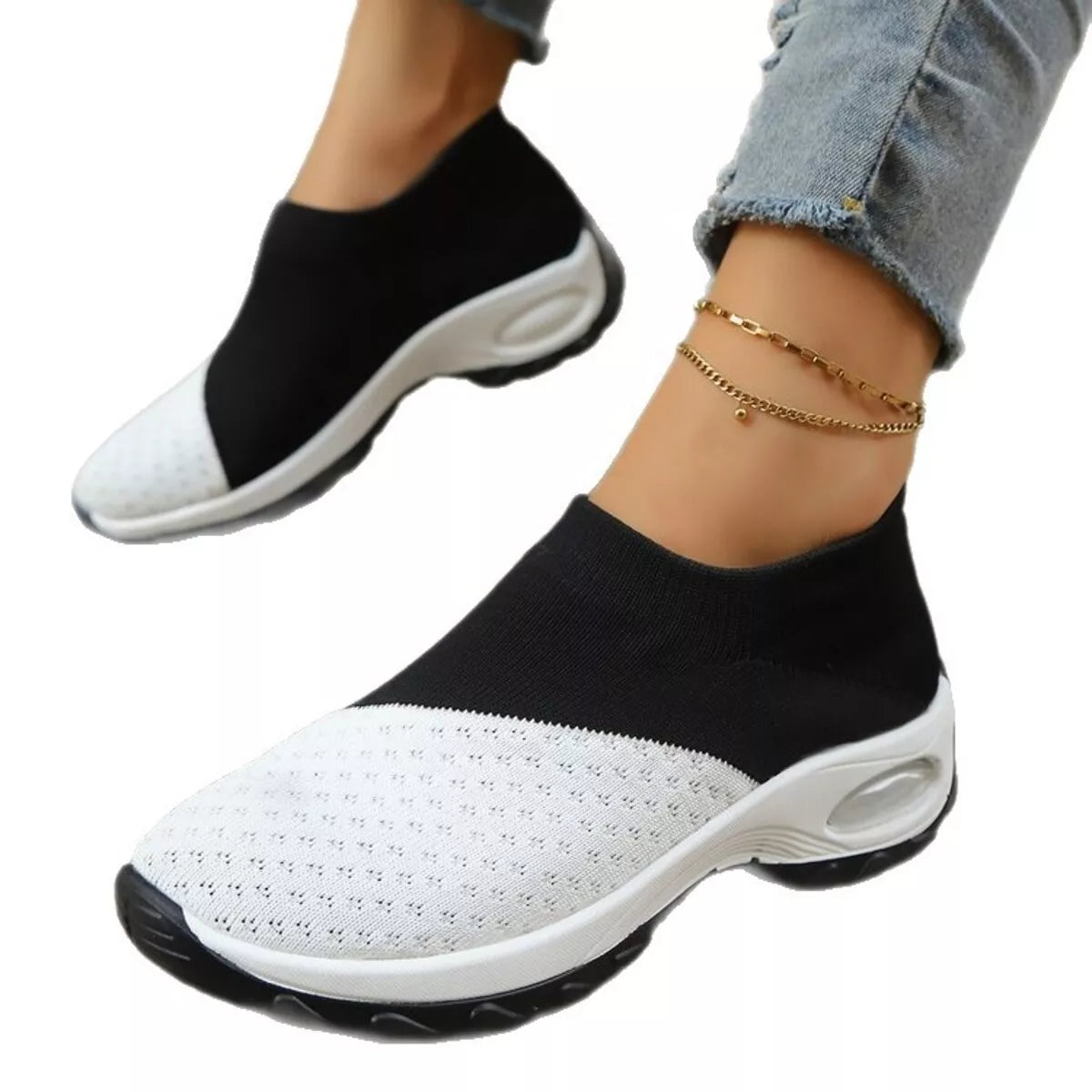 Color Block Mesh Athletic