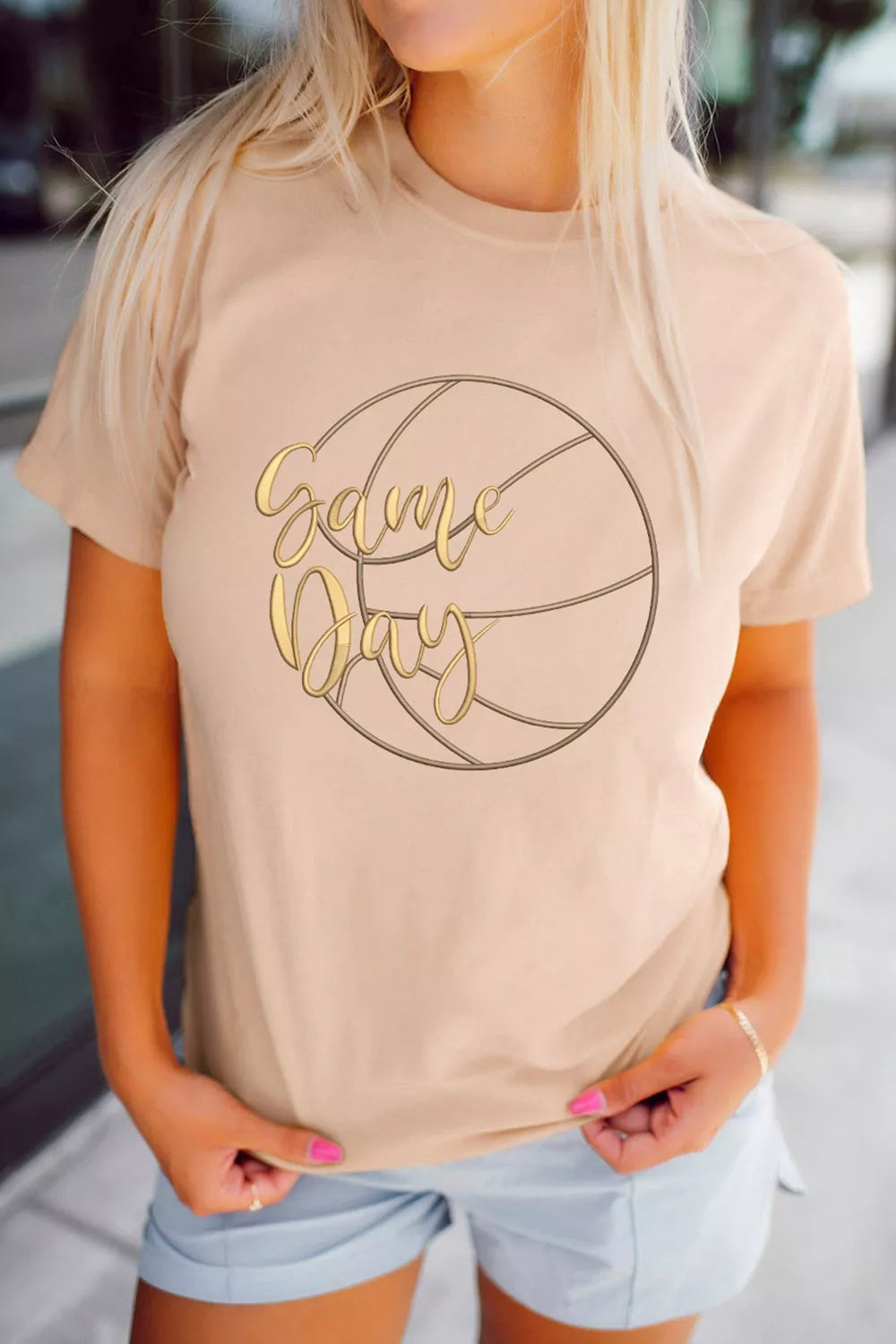 Game Day Basketball Graphic Tee