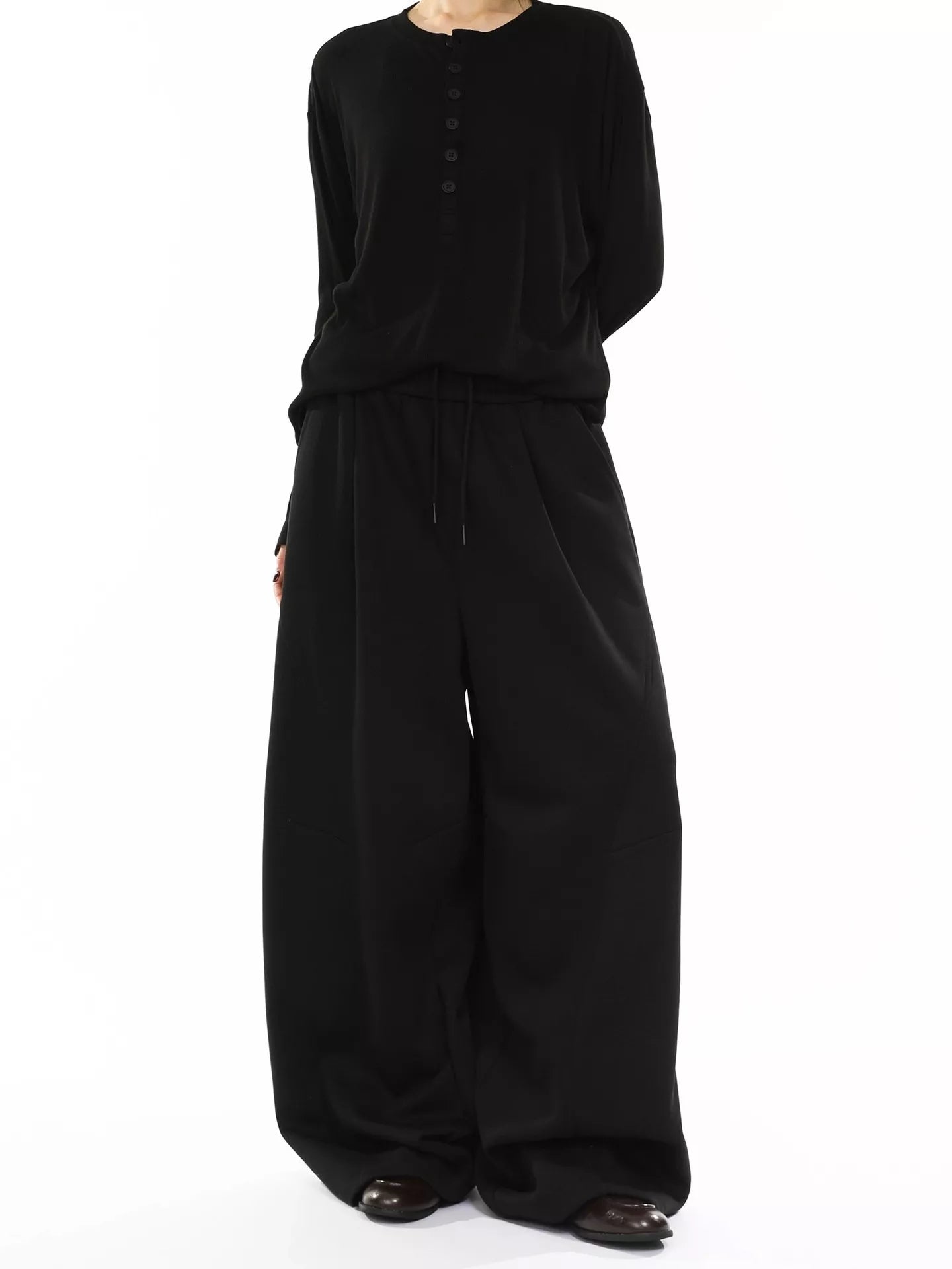 Men's Wide Leg Drawstring Pants