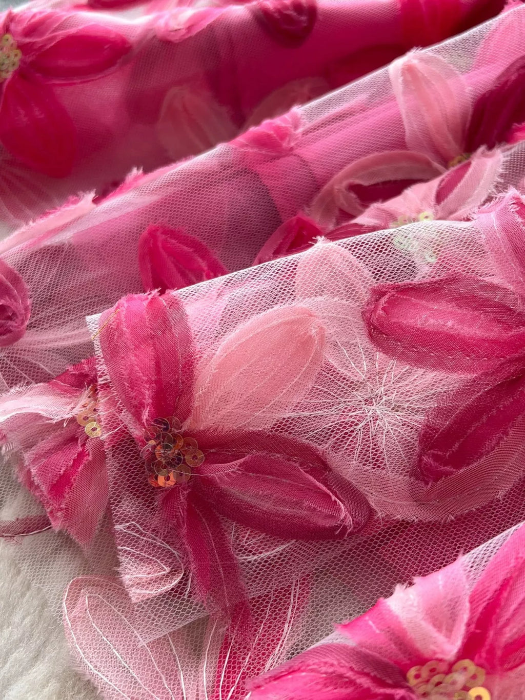 Floral Mesh Skirt