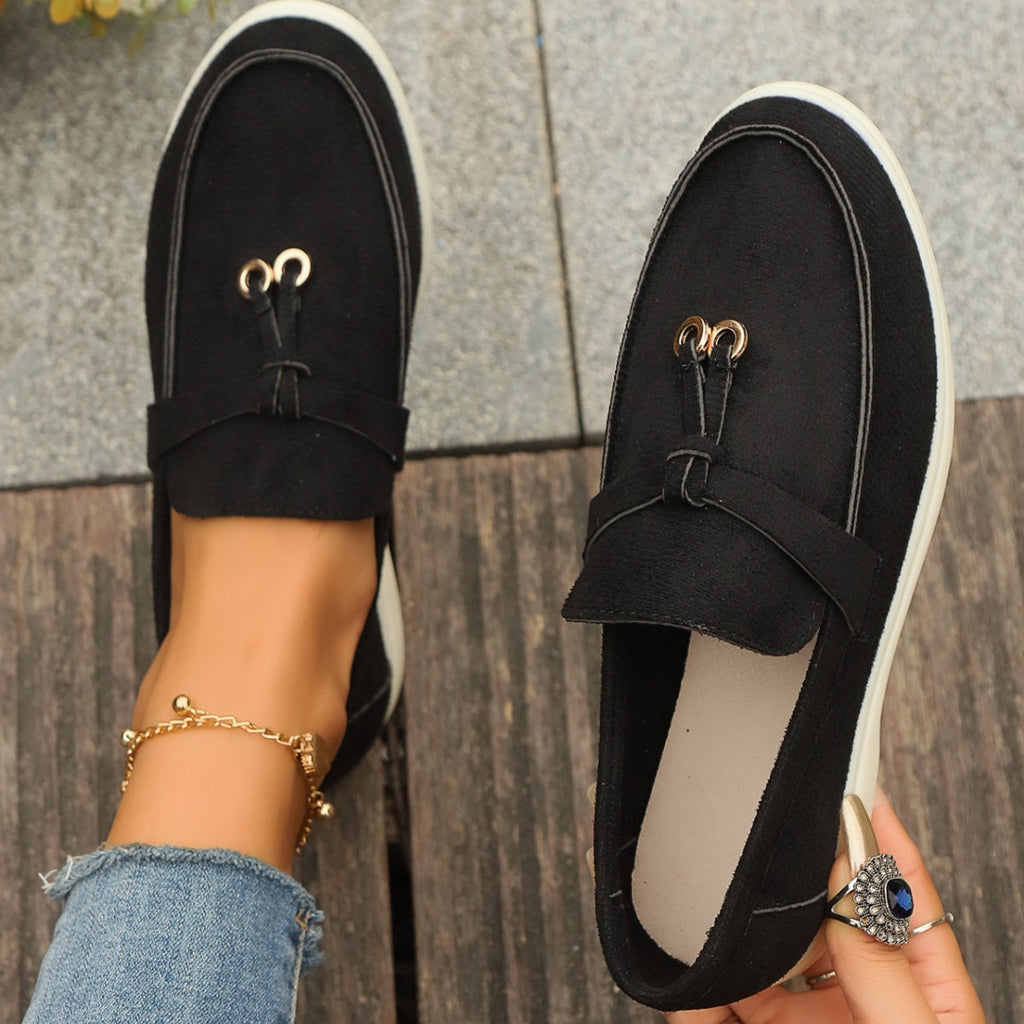 Casual Round Toe Slip-Ons