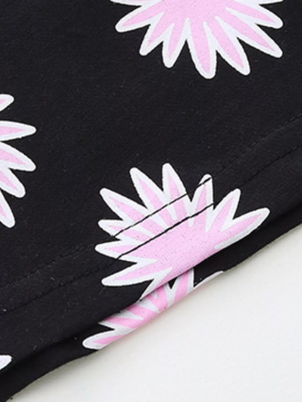 Children's Flamingo Print Tee and Shorts Set