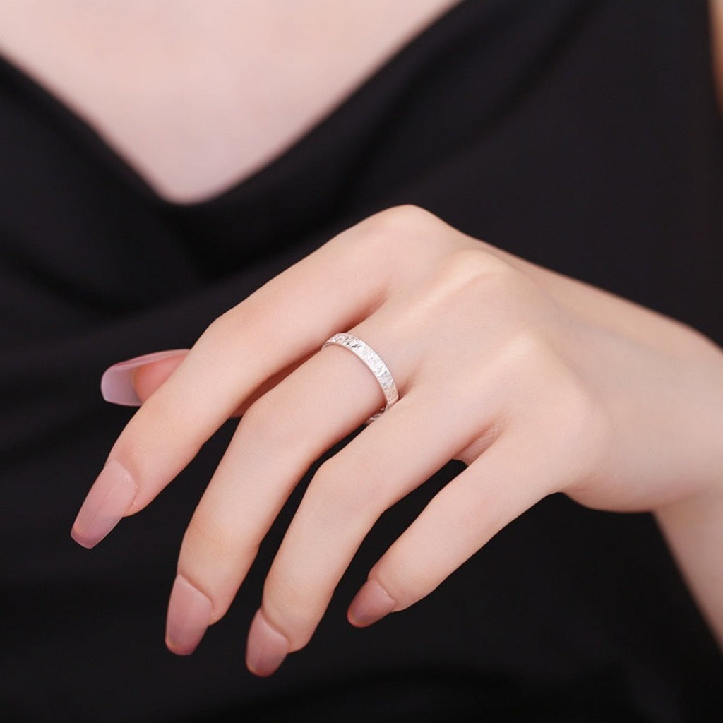 925 Sterling Silver Textured Ring