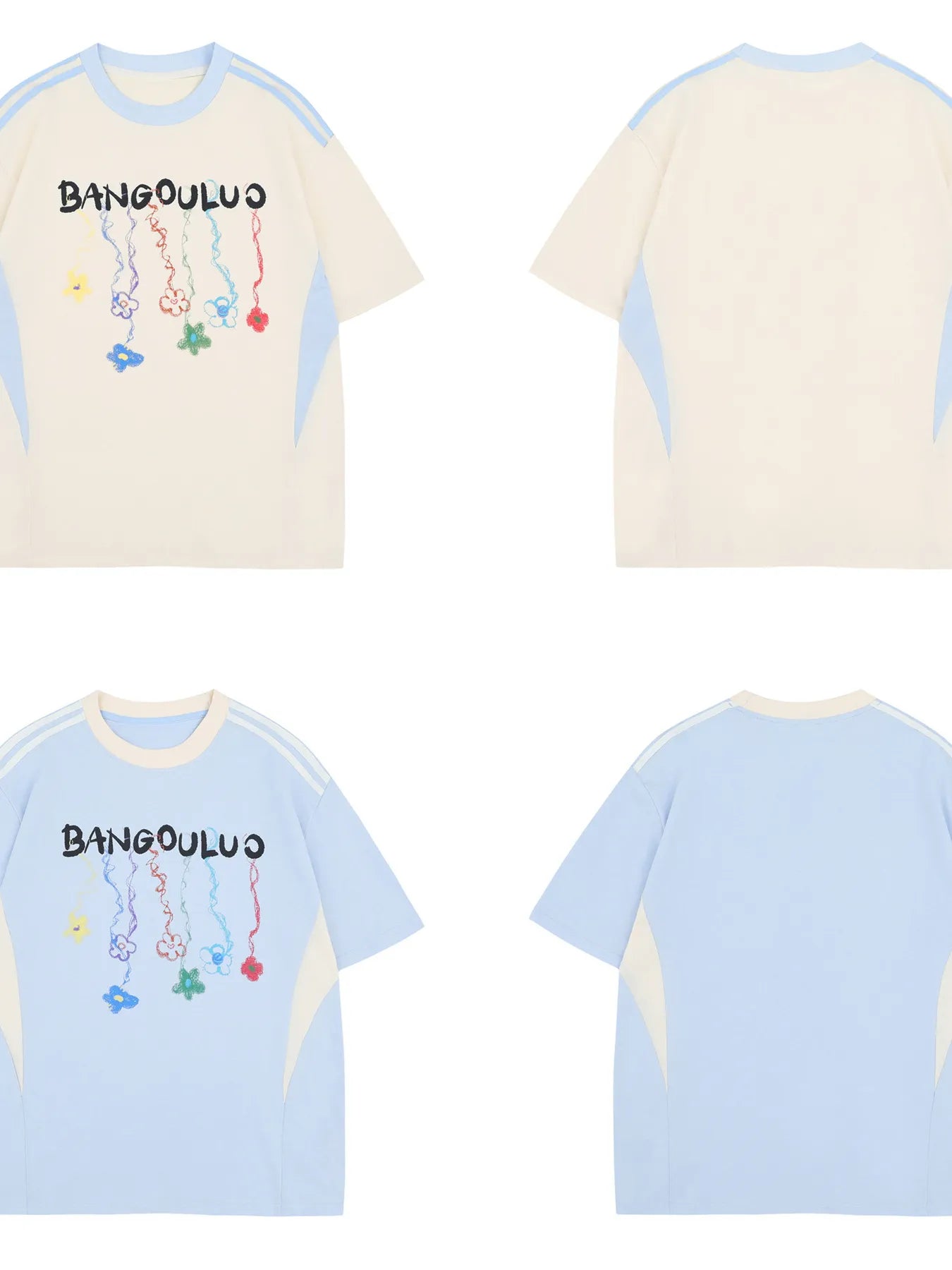 Men's Graphic Round Neck Short Sleeve T-Shirt