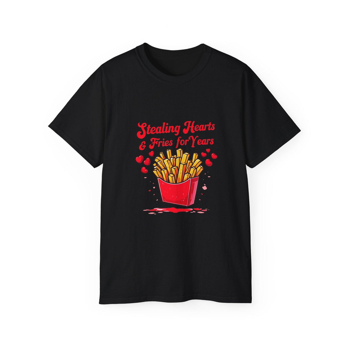 Stealing Hearts and Fries Unisex Ultra Cotton Tee