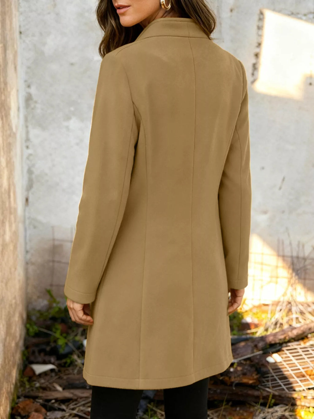 Button-Down Longline Outerwear