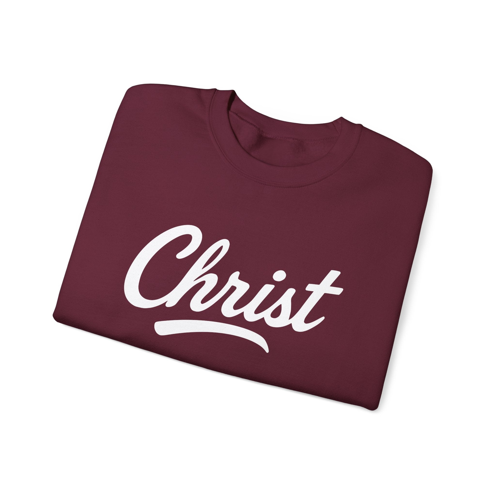 Christ Unisex Sweatshirt — Colossians 3:17 Inspirational Crewneck
