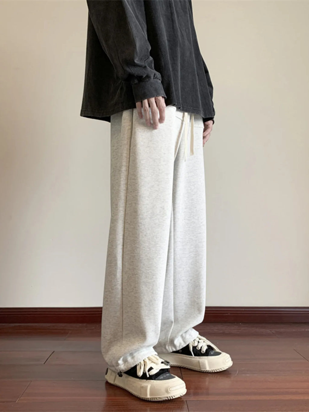Men's Full Size Wide Leg Pants Plus Size