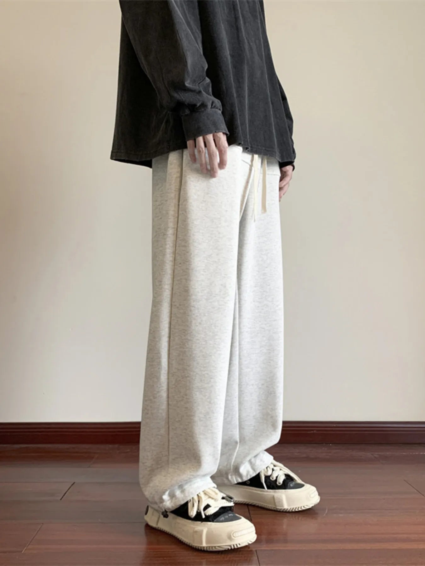 Men's Full Size Wide Leg Pants Plus Size