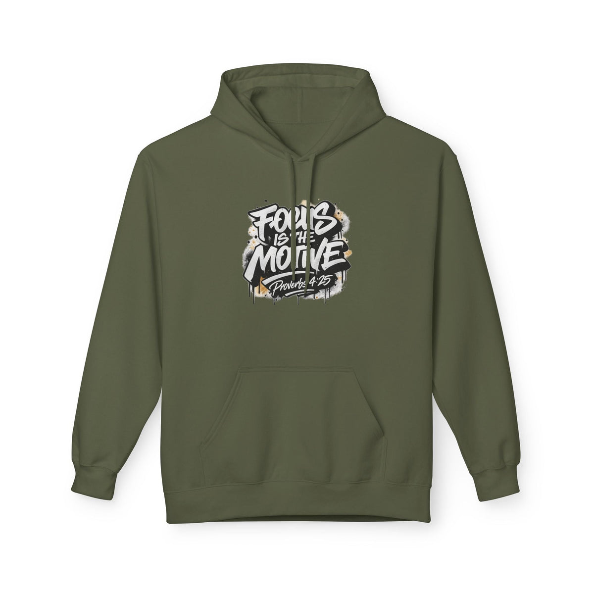 Focus Is The Motive - Graffiti Streetwear Pullover Hoodie