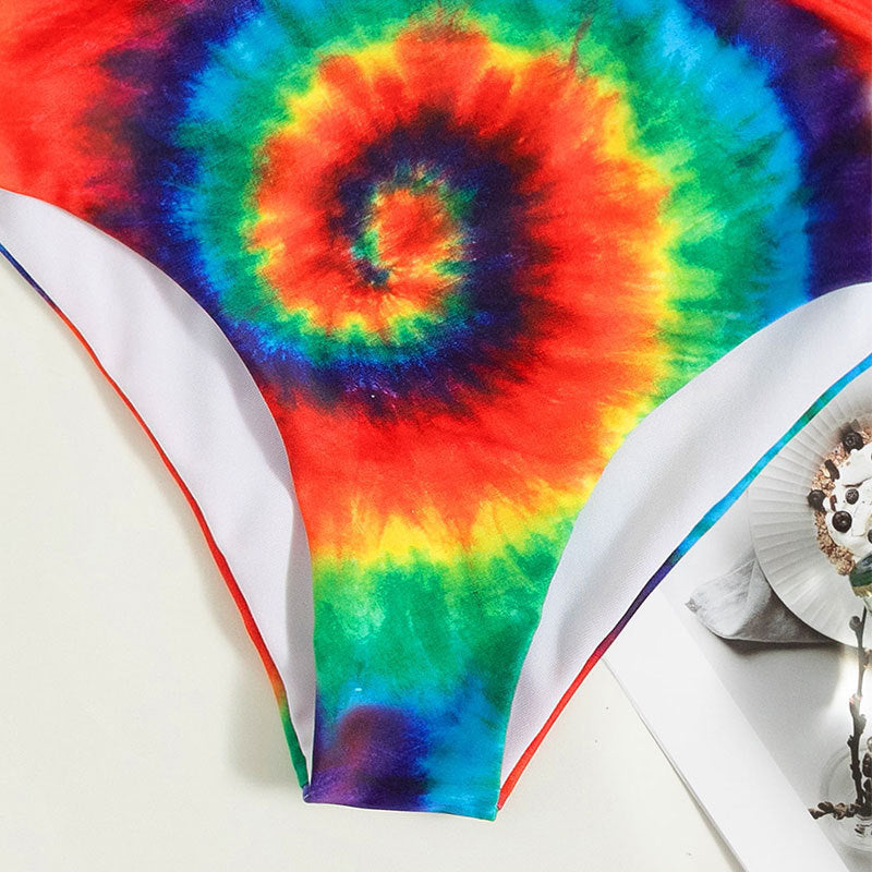 Colorful Printed Two-Piece Swimwear Women's Bikini