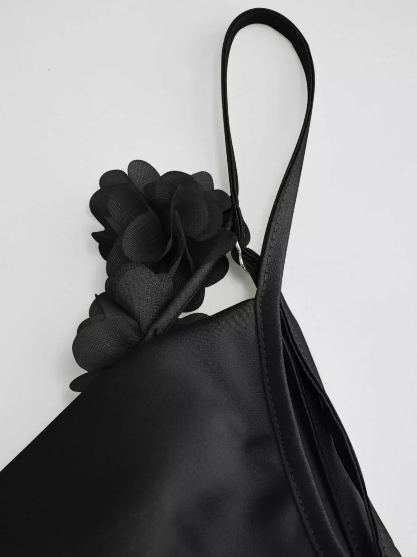 Cowl Neck Satin Maxi Dress