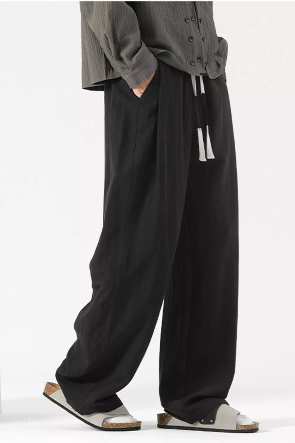 Men's Plus Size Loose Fit Drawstring Pants