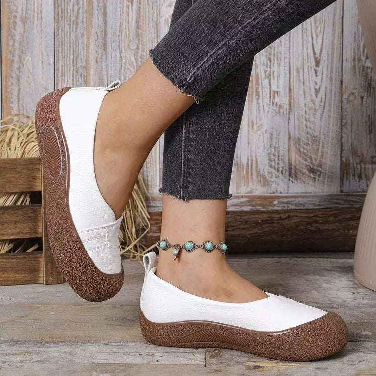 Round Toe Slip-Ons