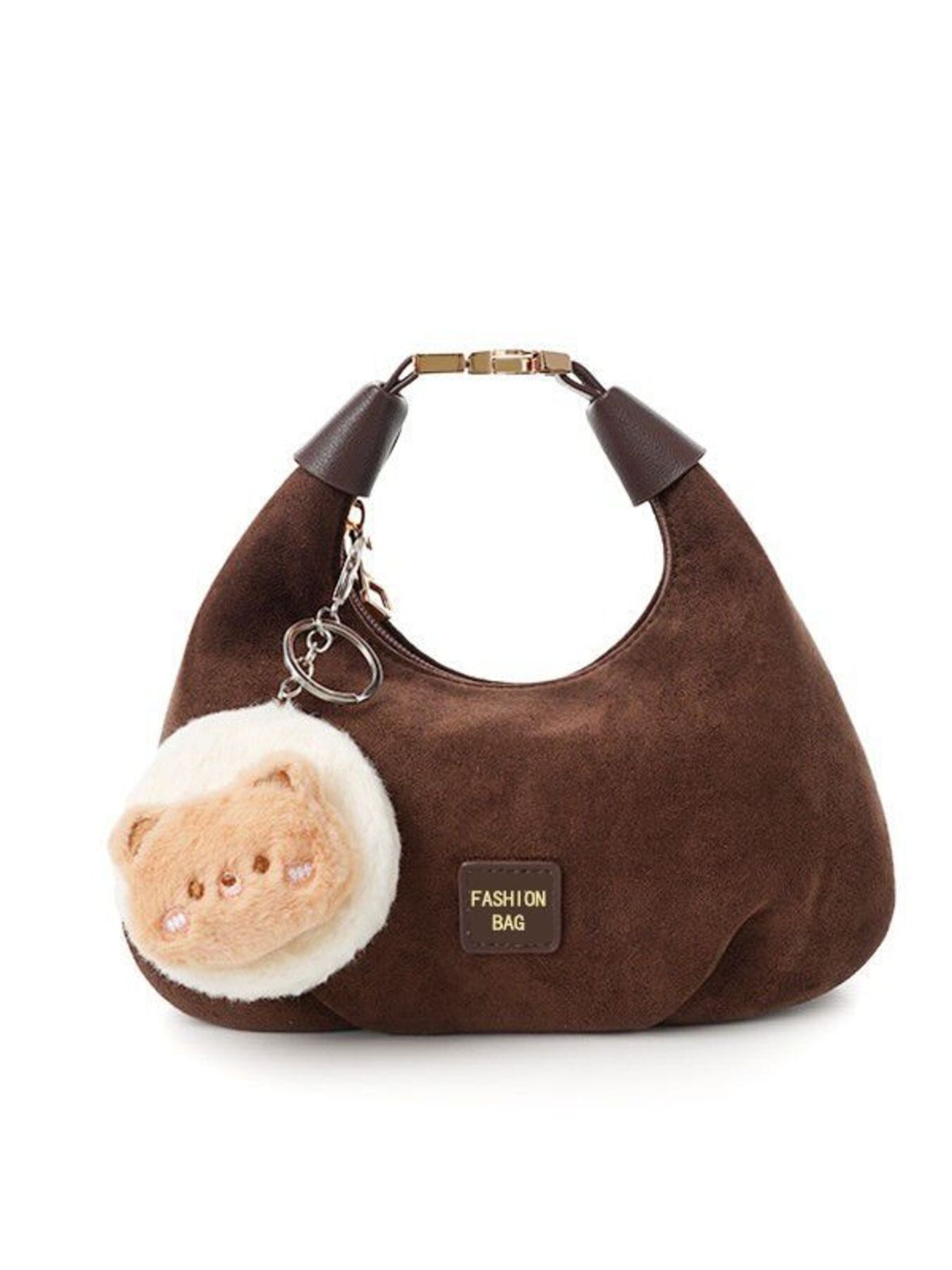 Cute Bear Charm Shoulder Bag