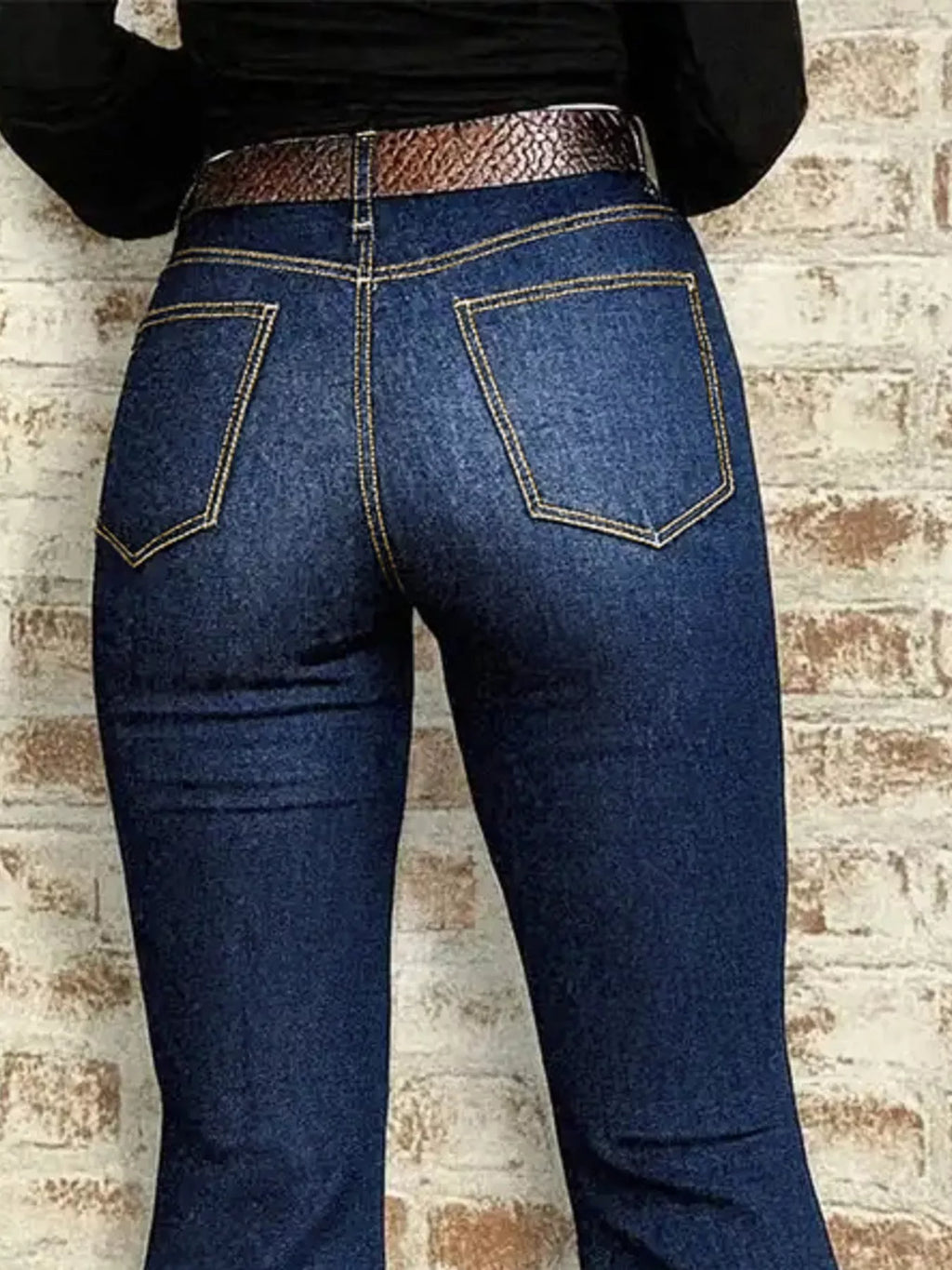 High-Waisted Flare Jeans