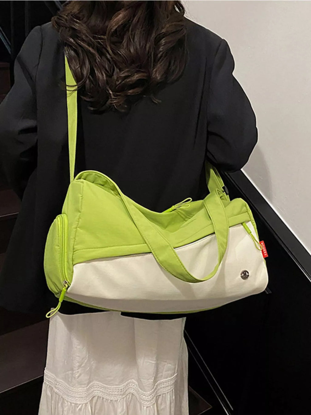 Color Block Travel Bag