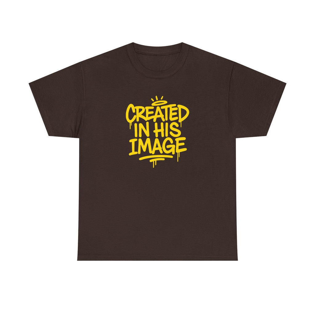 Created In His Image T-Shirt — Genesis 1:27 Inspirational Graphic Tee