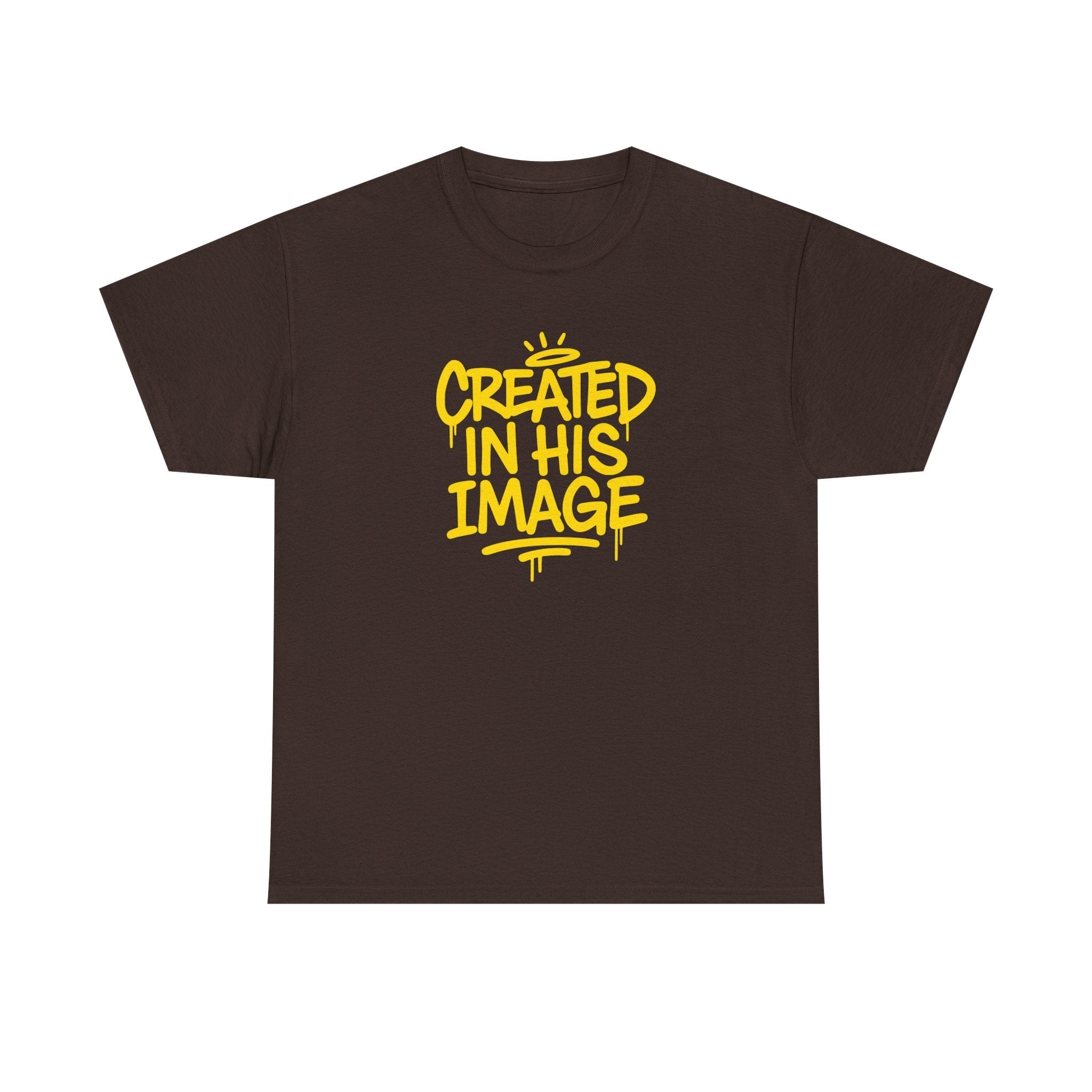Created In His Image T-Shirt — Genesis 1:27 Inspirational Graphic Tee