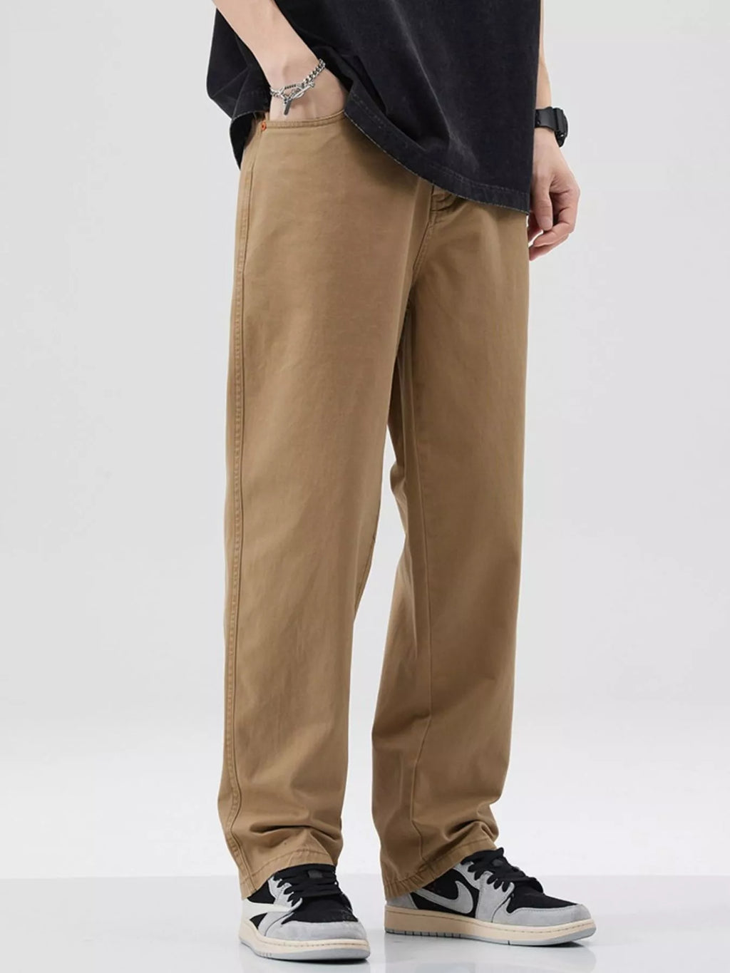 Men's Full Size Relaxed Fit Pants Plus Size