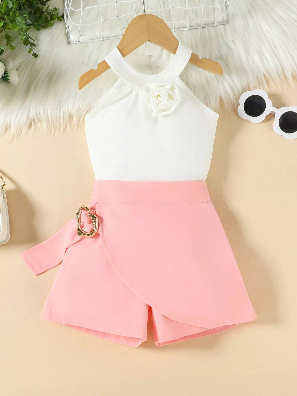 Children's Sleeveless Top & Skort Set