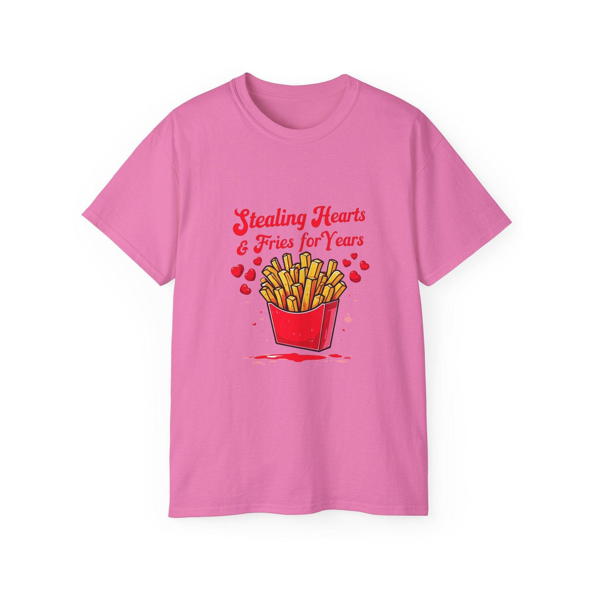 Stealing Hearts and Fries Unisex Ultra Cotton Tee