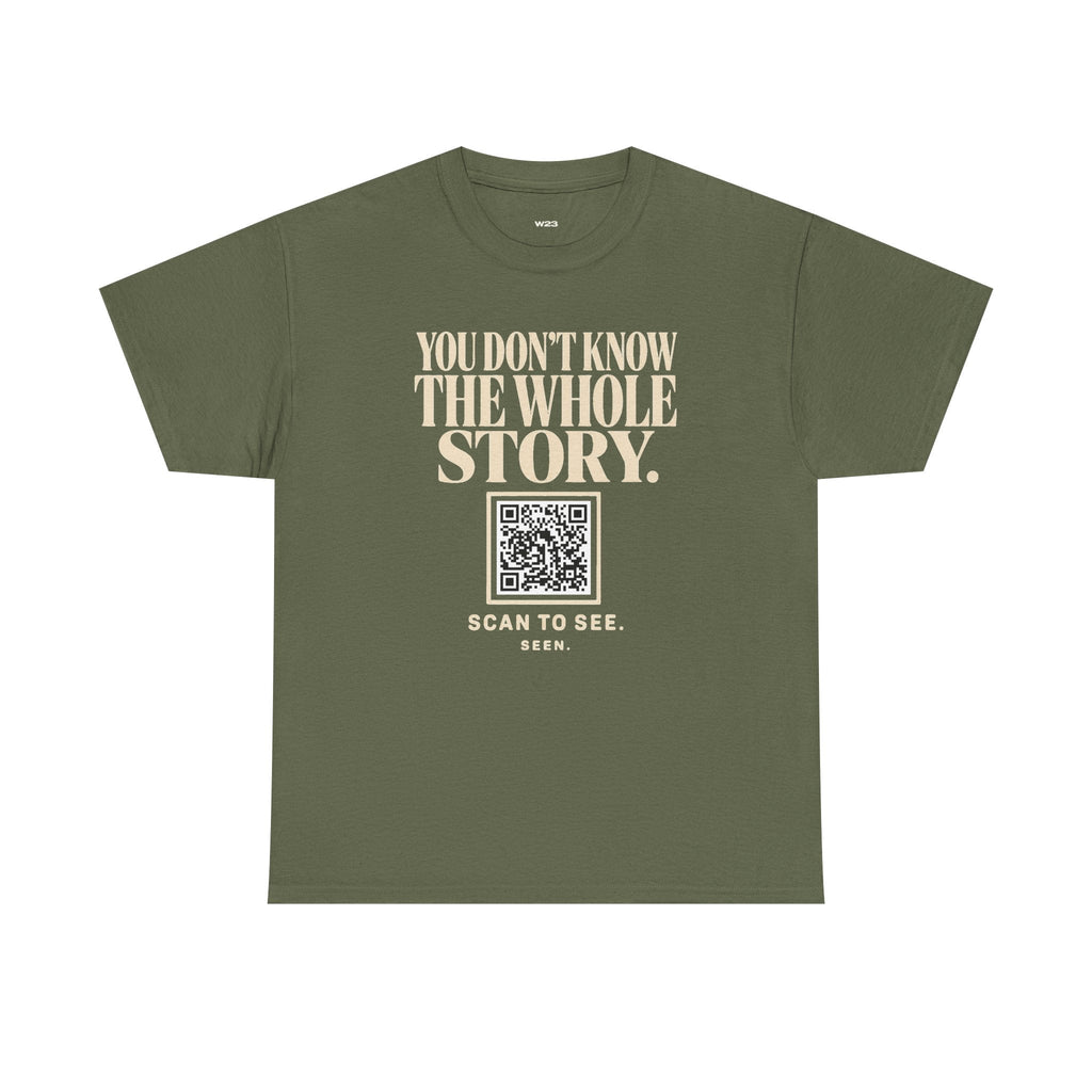 SEEN. QR Tee — You Don't Know The Whole Story