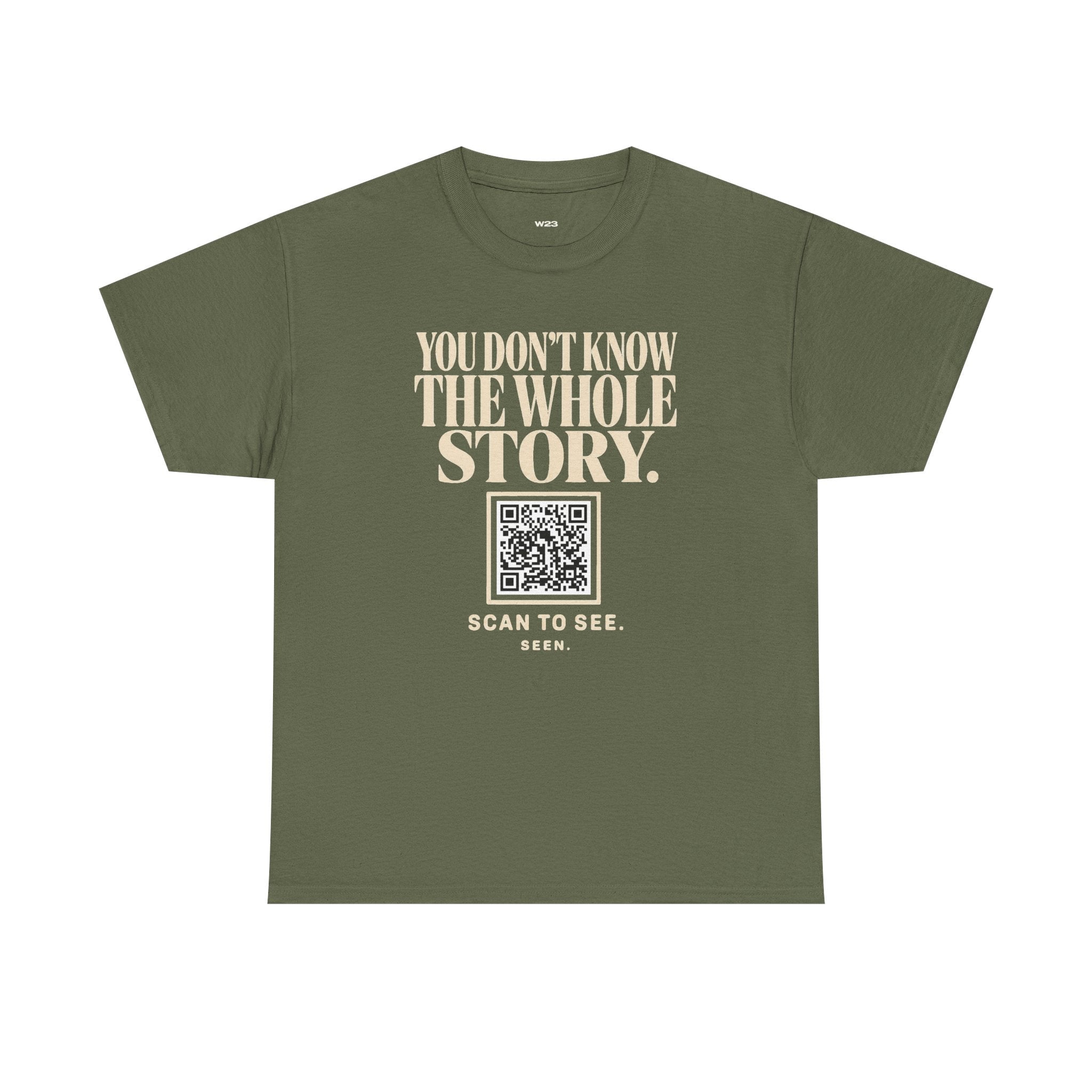 SEEN. QR Tee — You Don't Know The Whole Story