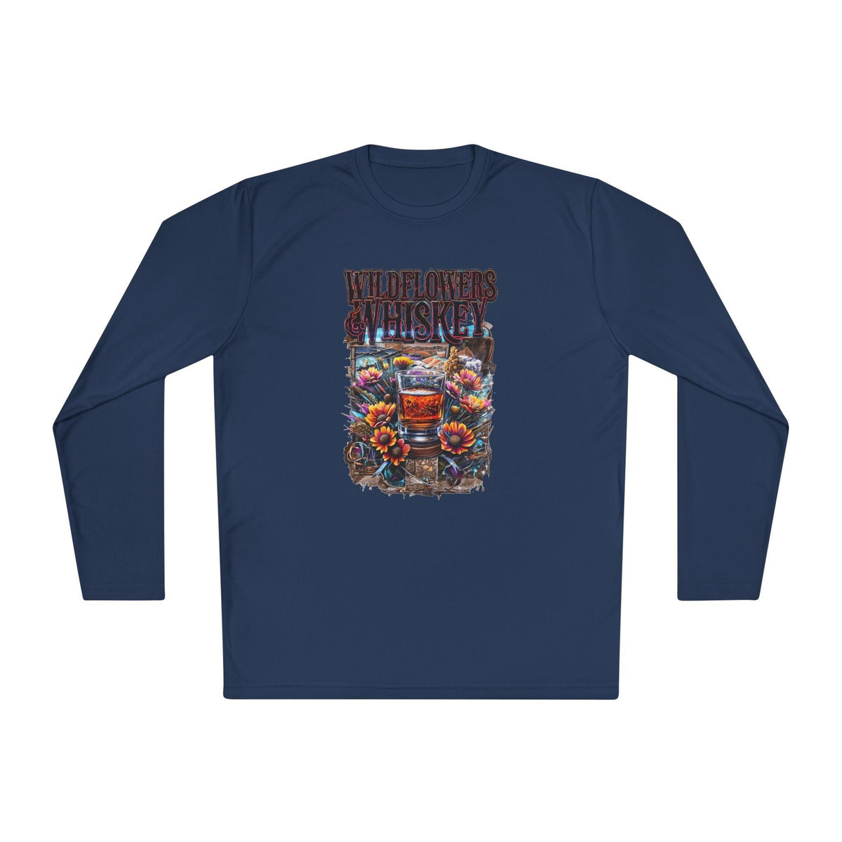 Wildflowers and Whiskey Lightweight Long Sleeve Tee