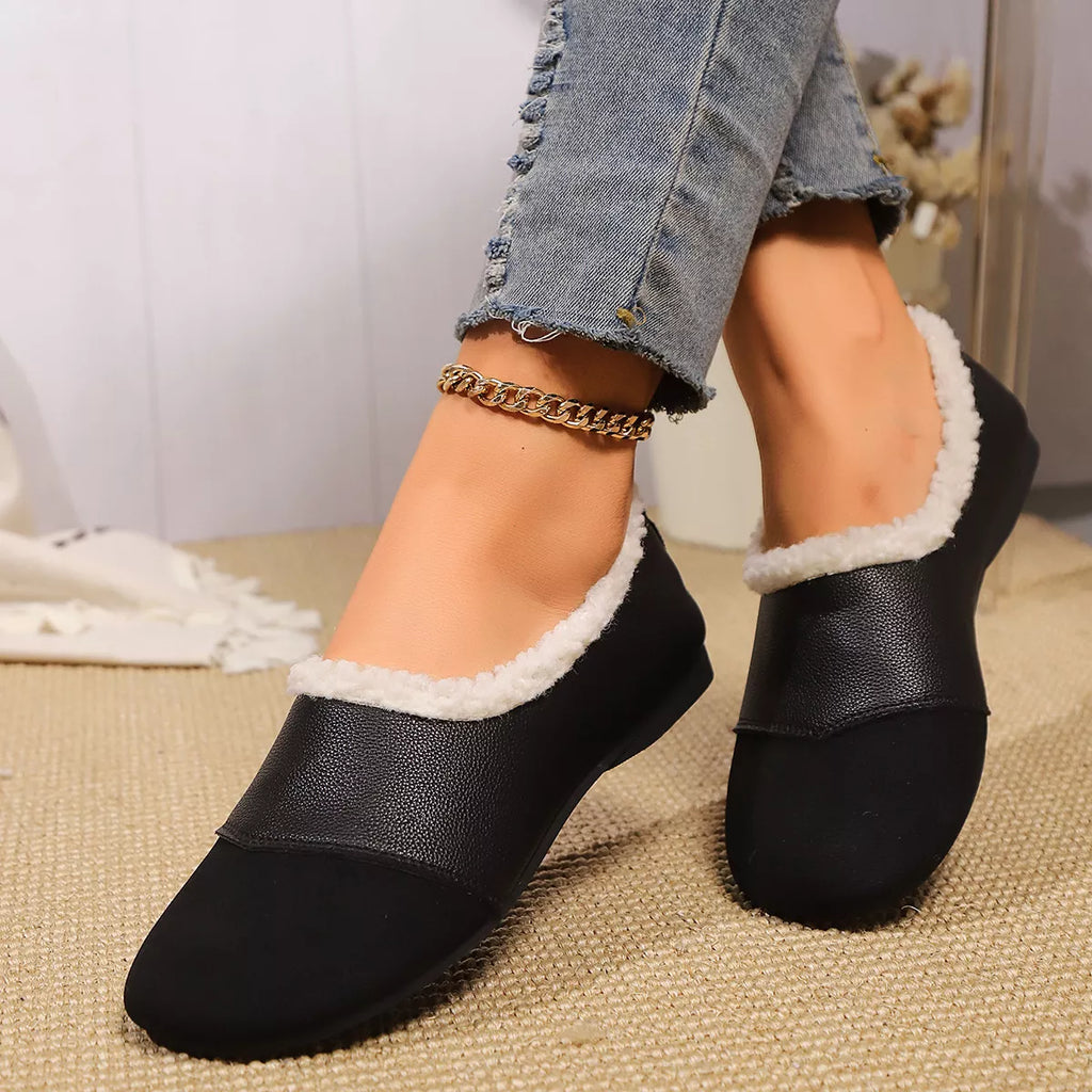 Plush-Lined Slip-Ons