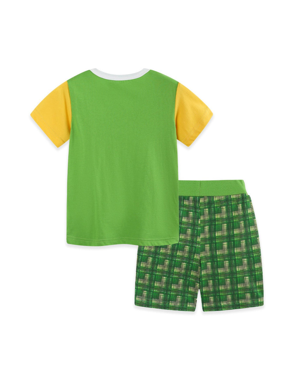 Children's Rabbit Excavator Print Tee and Shorts Set