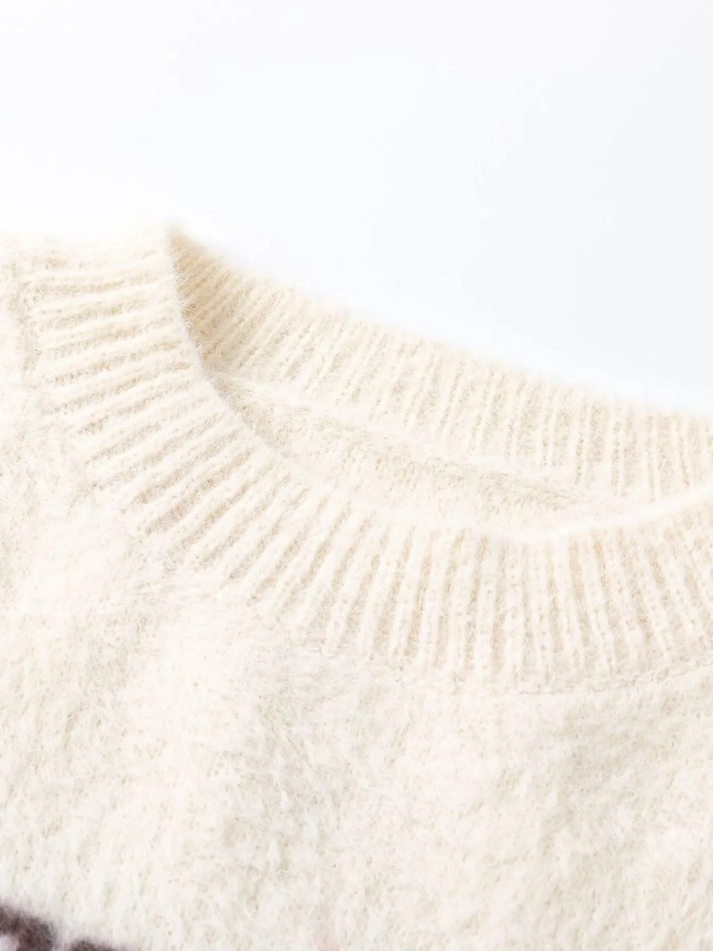 Men's Letter Crew Neck Long Sleeve Knit Sweater